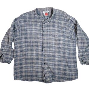 Vintage Color Works Men’s Shirt Textured Cotton 3XL